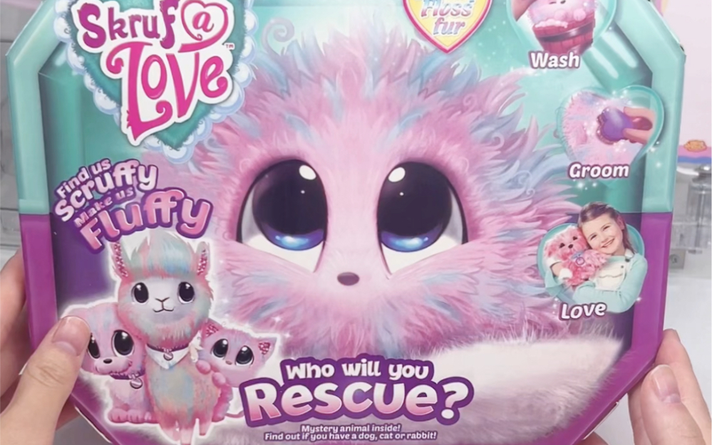 洗澡就变身的毛绒宠物盲盒