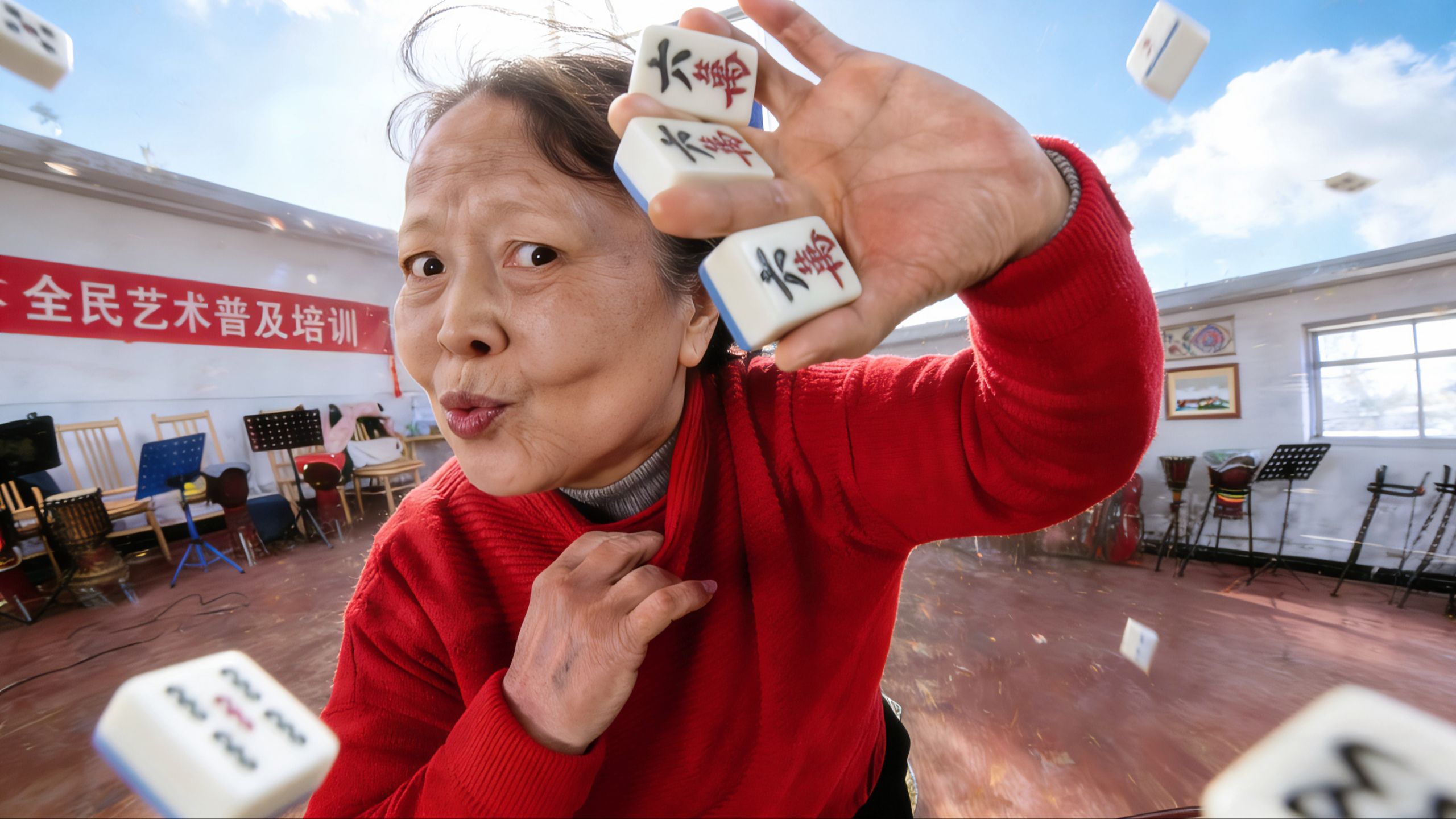 老二次元超燃麻将大战！
