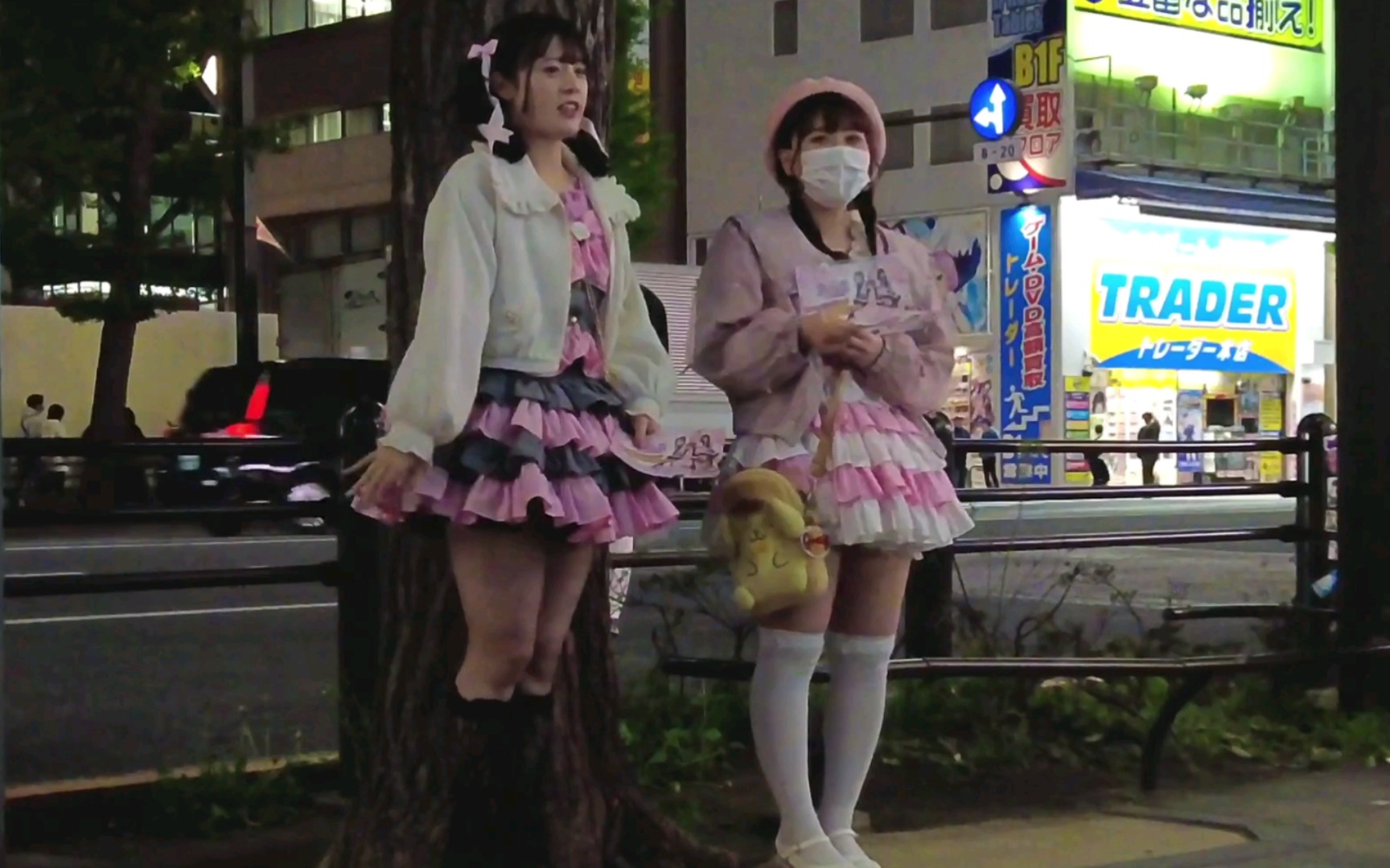 Night photography of Akihabara's beautiful streets