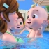 儿童英语启蒙儿歌/育儿/亲子互动/高清3D动画片，《游泳歌》