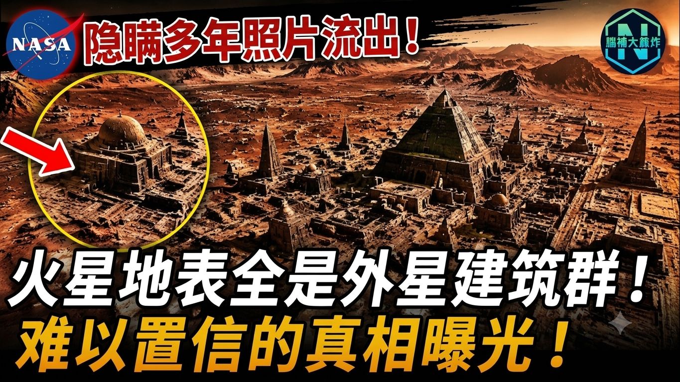 NASA 隐瞒多年照片流出！火星地表矗立人工建筑？