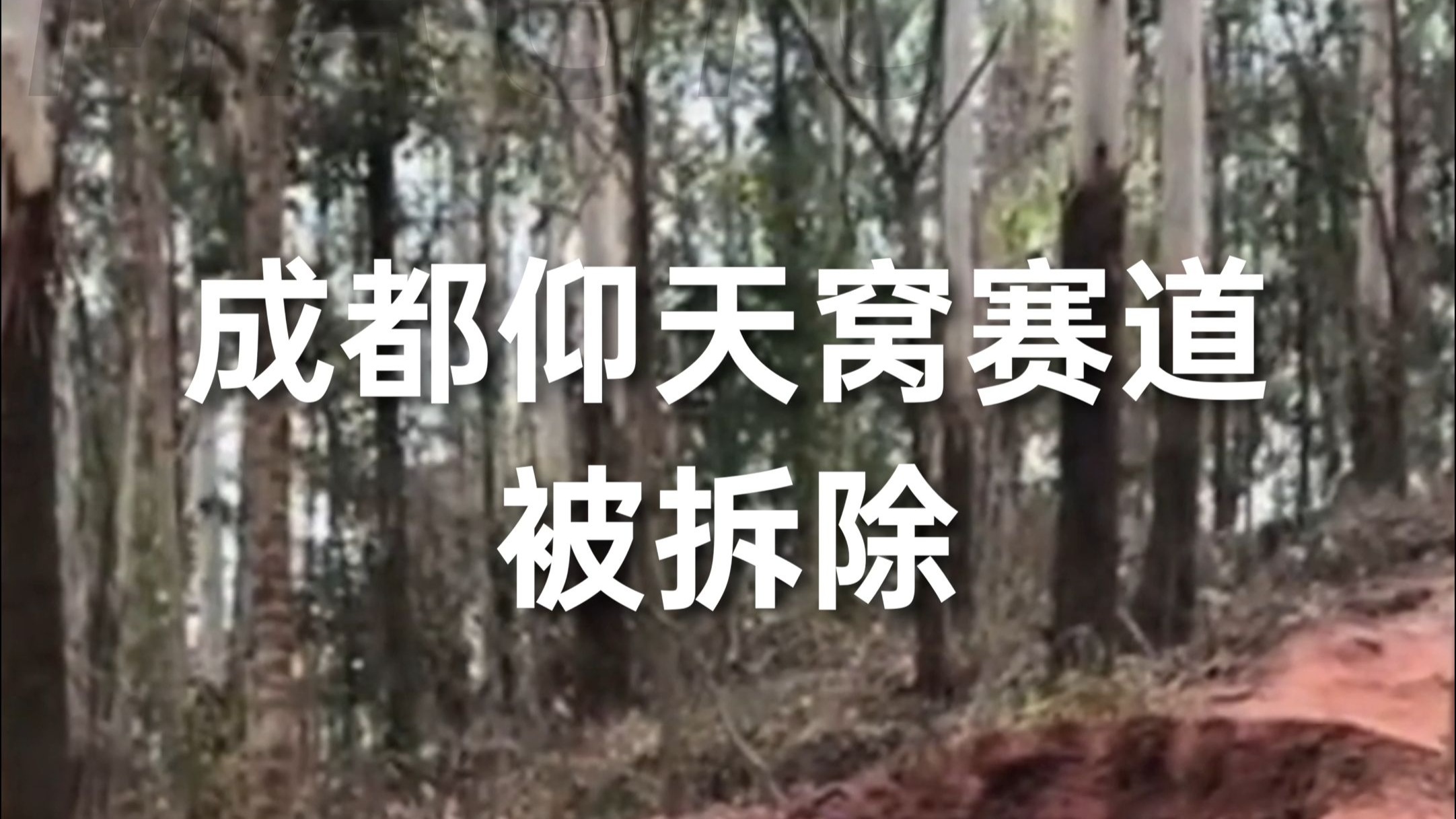 享誉十多年仰天窝赛道被拆除，山地车又该往何方?