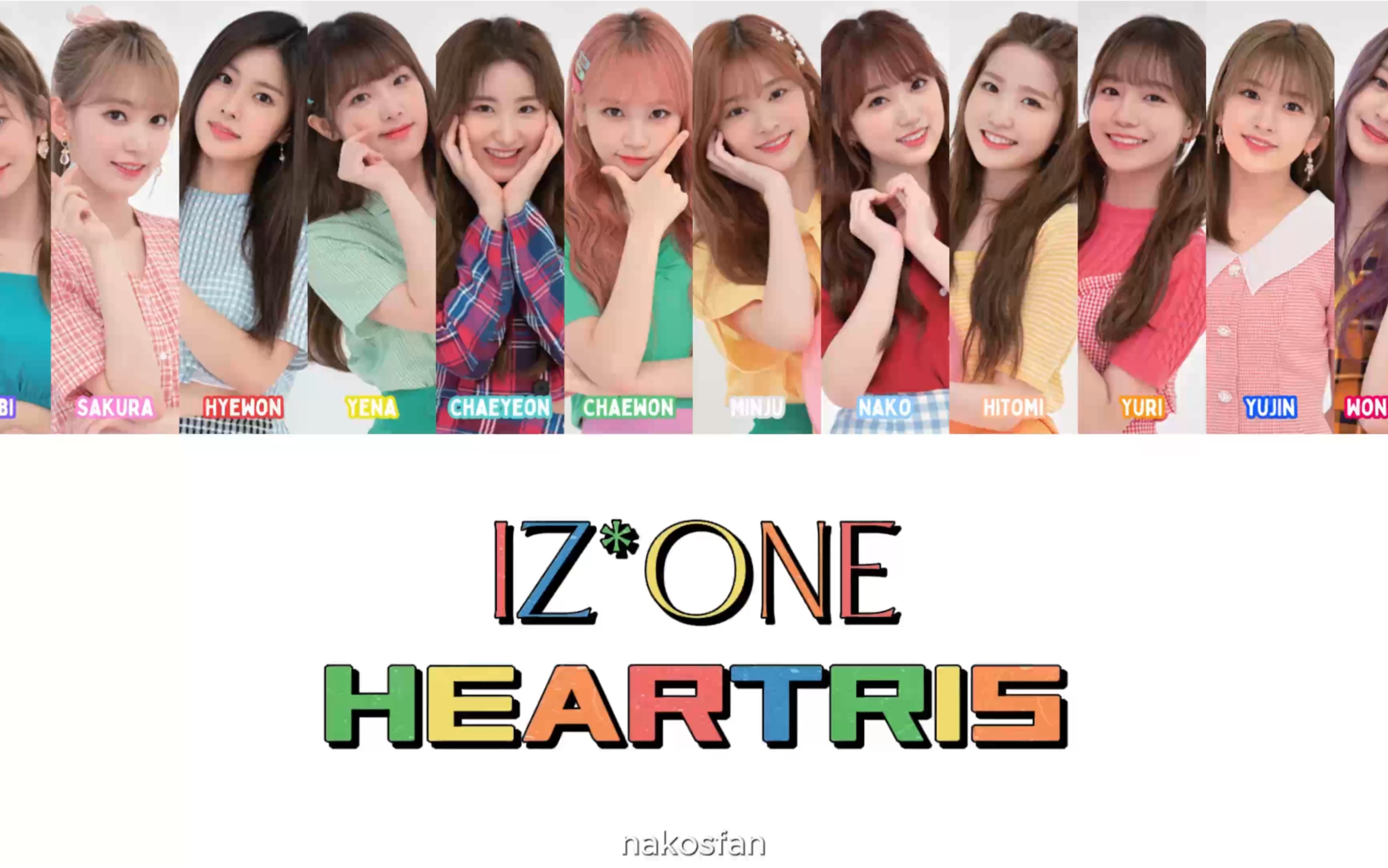 【AI COVER】IZ*ONE - HEARTRIS（原唱：NiziU）