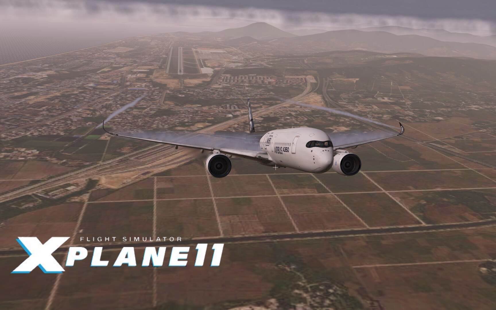 看俄航飞行员是如何驾驶350降落的「x-plane 11」