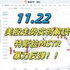 11月22日，美股实时走势解读：MSTR特斯拉都反弹！ #美股推荐 #英伟达股票 #特斯拉股票 #美股投资