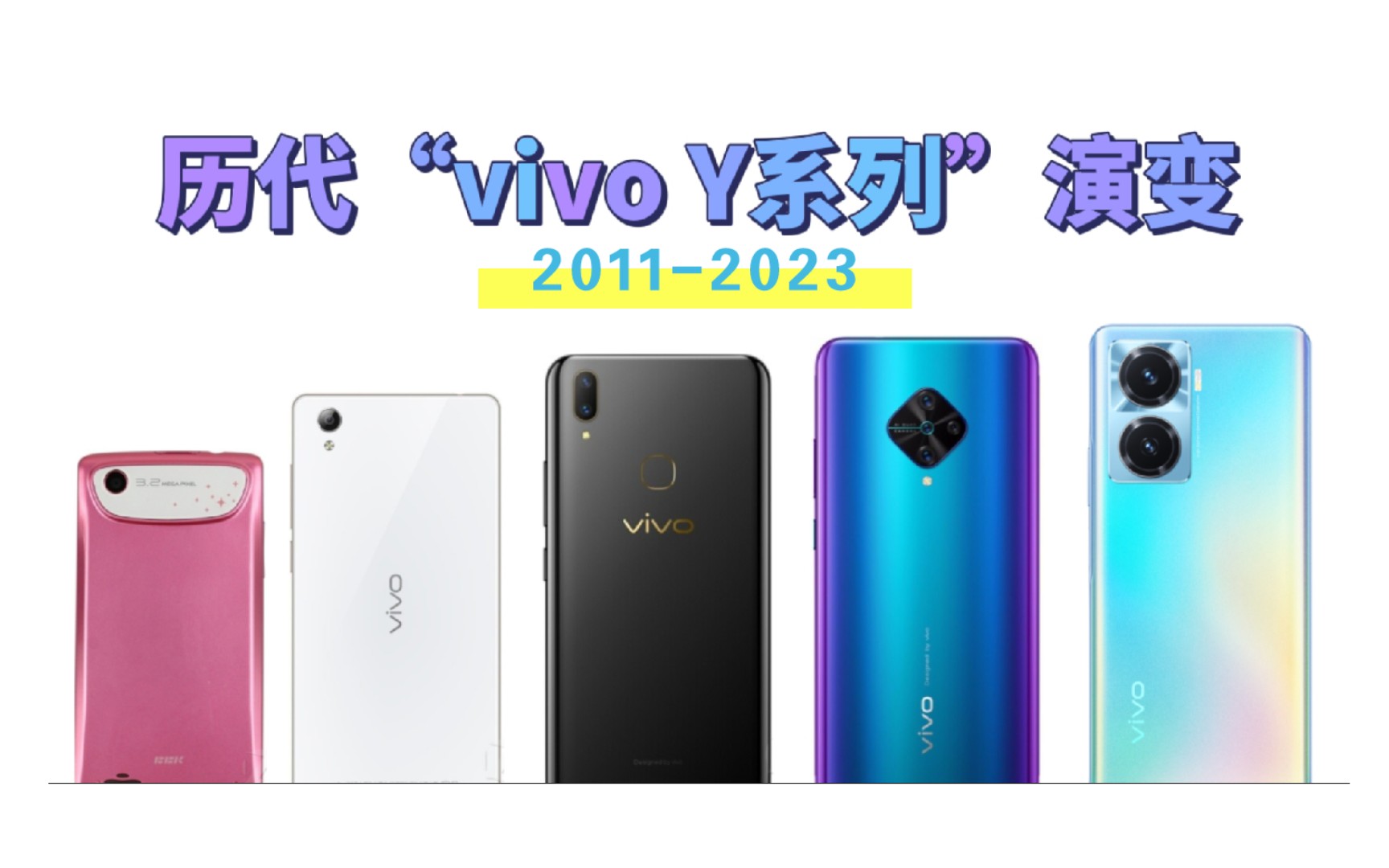 「vivo Y系列历代演变」从Y1至Y53t，有你用过的手机吗？