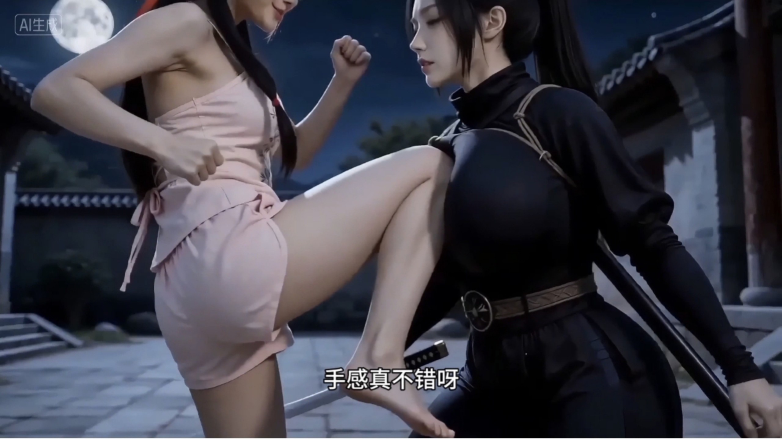 恶魔小师妹把女忍者都打出了雅蠛蝶