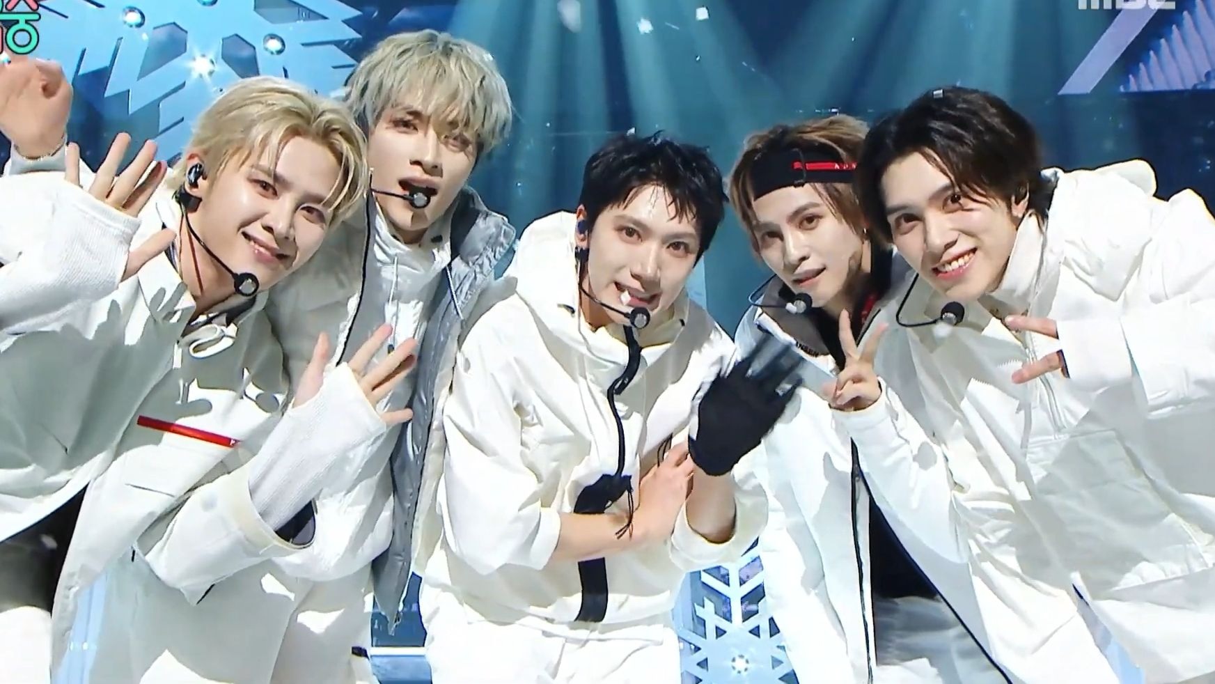 威神V新曲Eternal White 打歌舞台