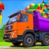 卡车 小汽车玩具 体验动画片 翻斗车 挖掘机