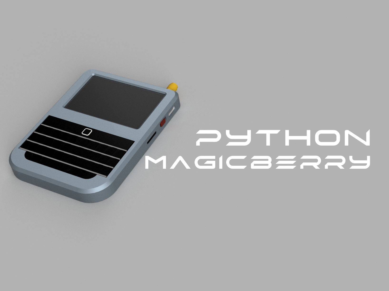 自制开源黑莓全键盘Python小电脑