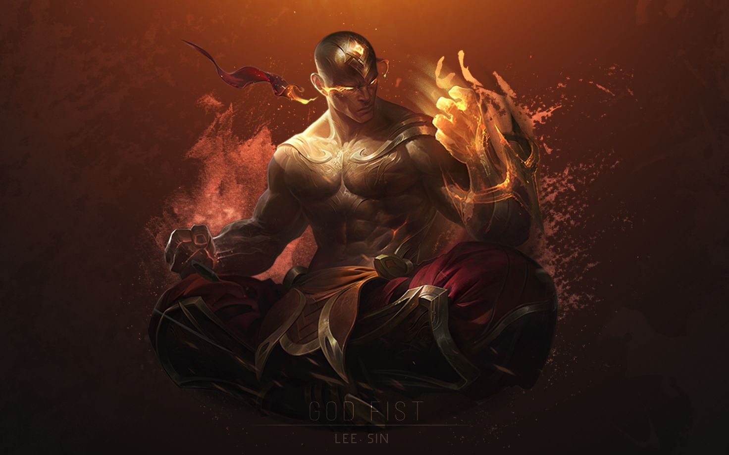 神拳李青 盲僧皮肤原画动画 主题音乐 God Fist Lee Sin Login Animation Theme Intro Music Song 哔哩哔哩 つロ干杯 Bilibili