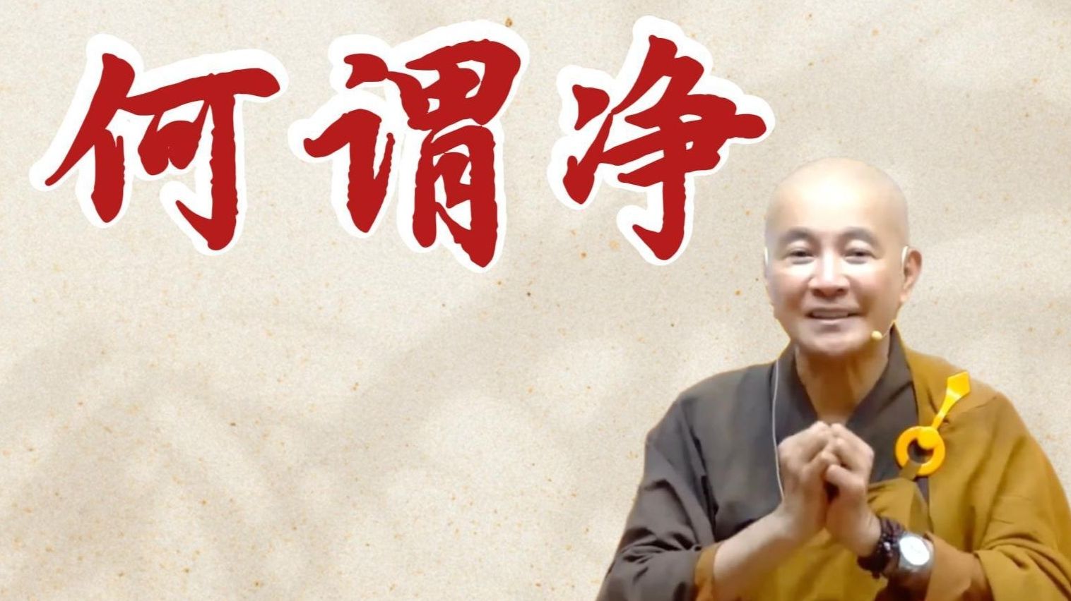 体佛法师开示：何谓净？（《观无量寿经》第9讲）