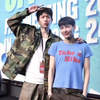 ♥offgun♥20240810彩排结束的俩宝，小宝快拍发了塔爸，小宝夜开始忍不住要秀了嘛！大家记得去ig和推，点赞转推与评论呀