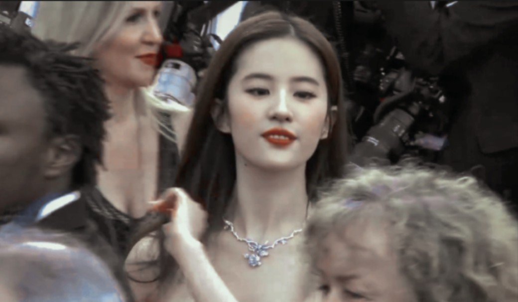 我心中的刘亦菲红毯前三 戛纳电影节