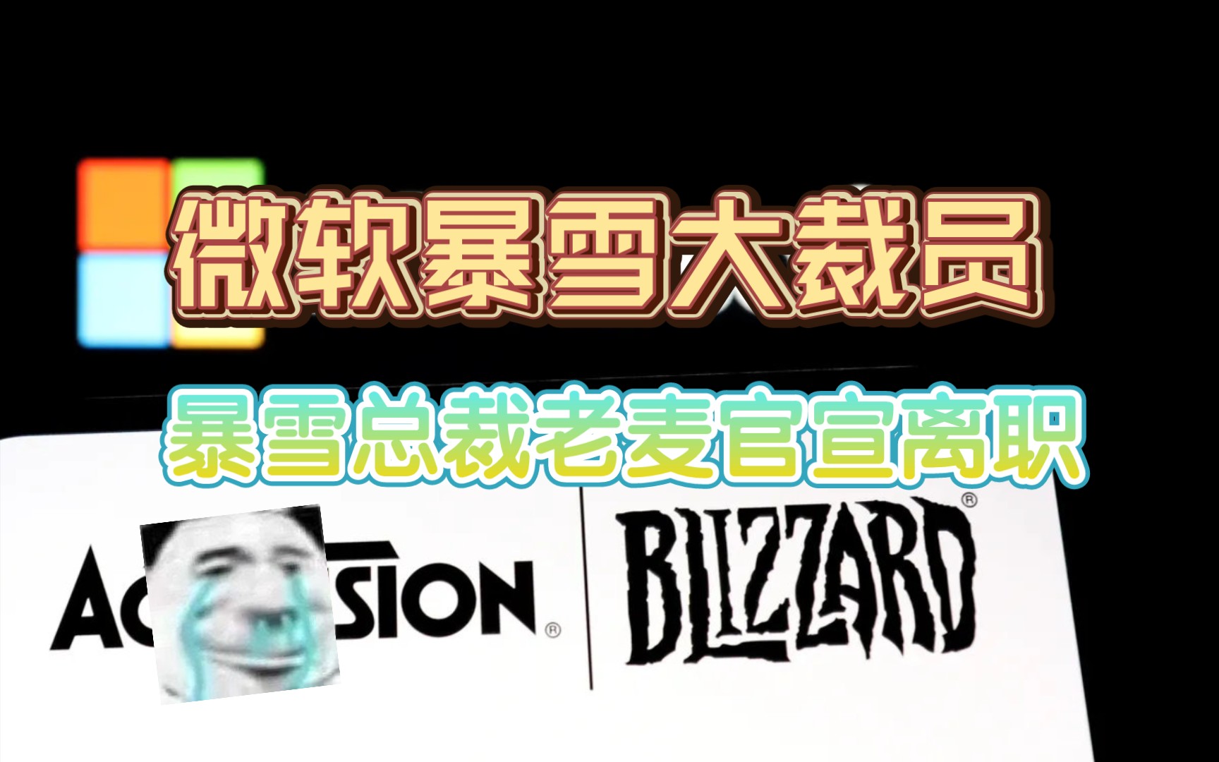 微软大裁员,暴雪总裁离职!哔哩哔哩bilibili魔兽世界游戏杂谈