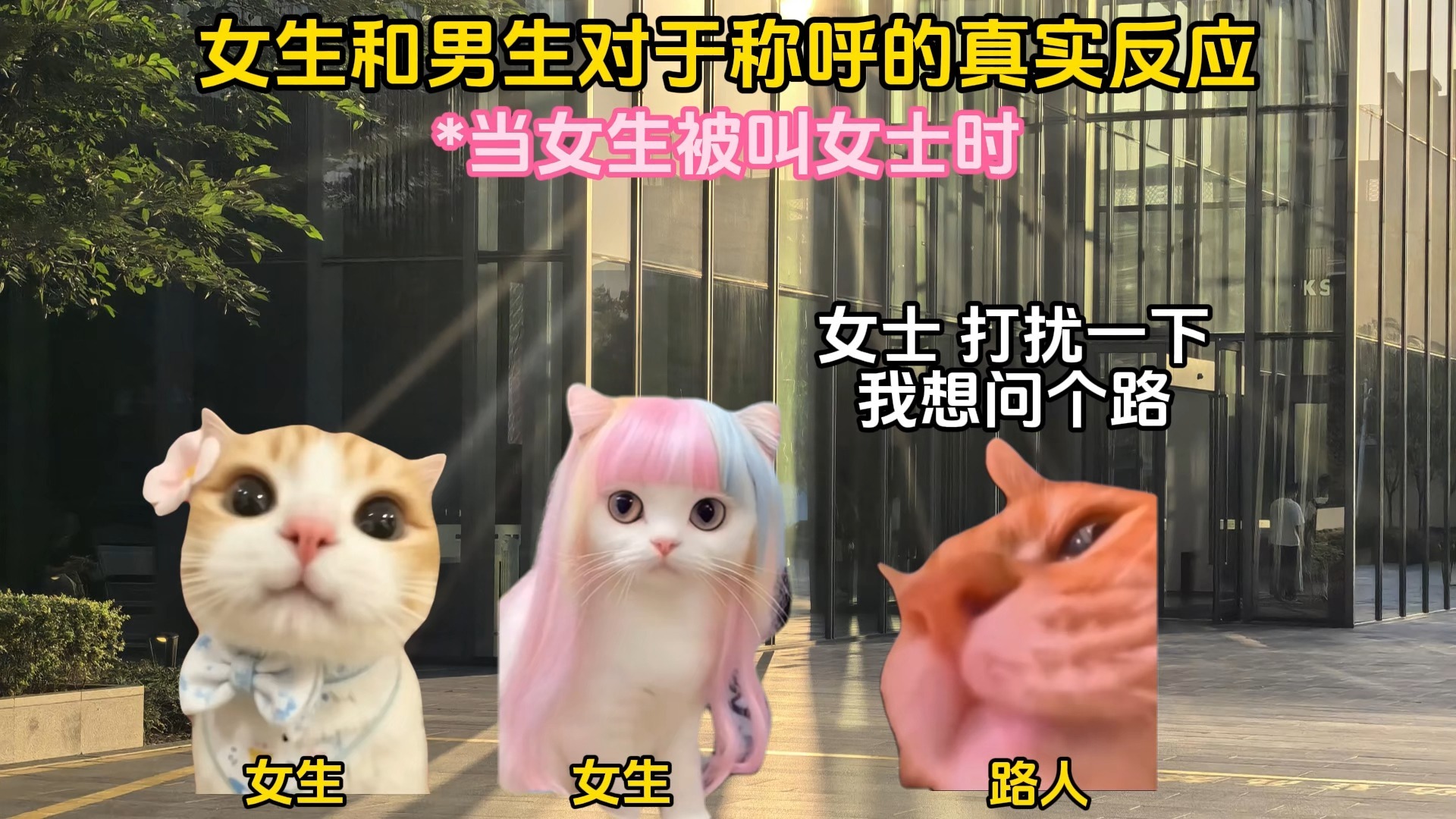 "女生和男生对于称呼的真实反应"