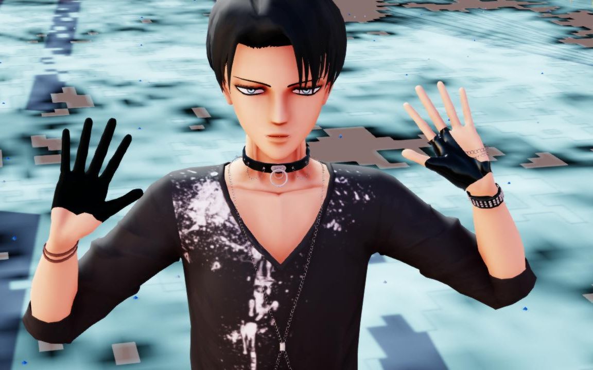 利威尔的super psycho love【进击的mmd】