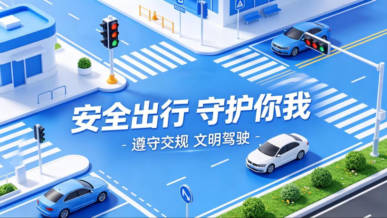 青岛交警的高水平执法过程