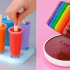 【治愈】各色彩虹蛋糕制作合集 | 素材无水印