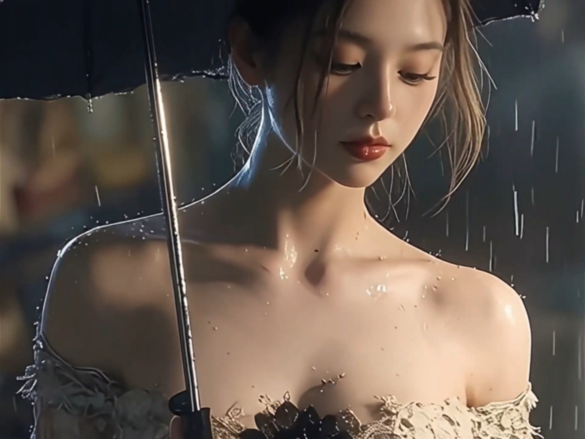 AI制作视频 性感街拍