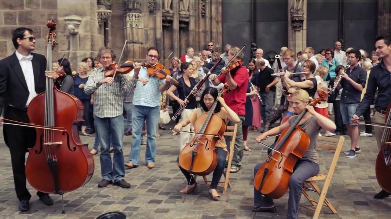 【flashmob】ode an die freude - nurnberg