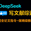 DeepSeek写文献综述，AI写论文技巧指令教程