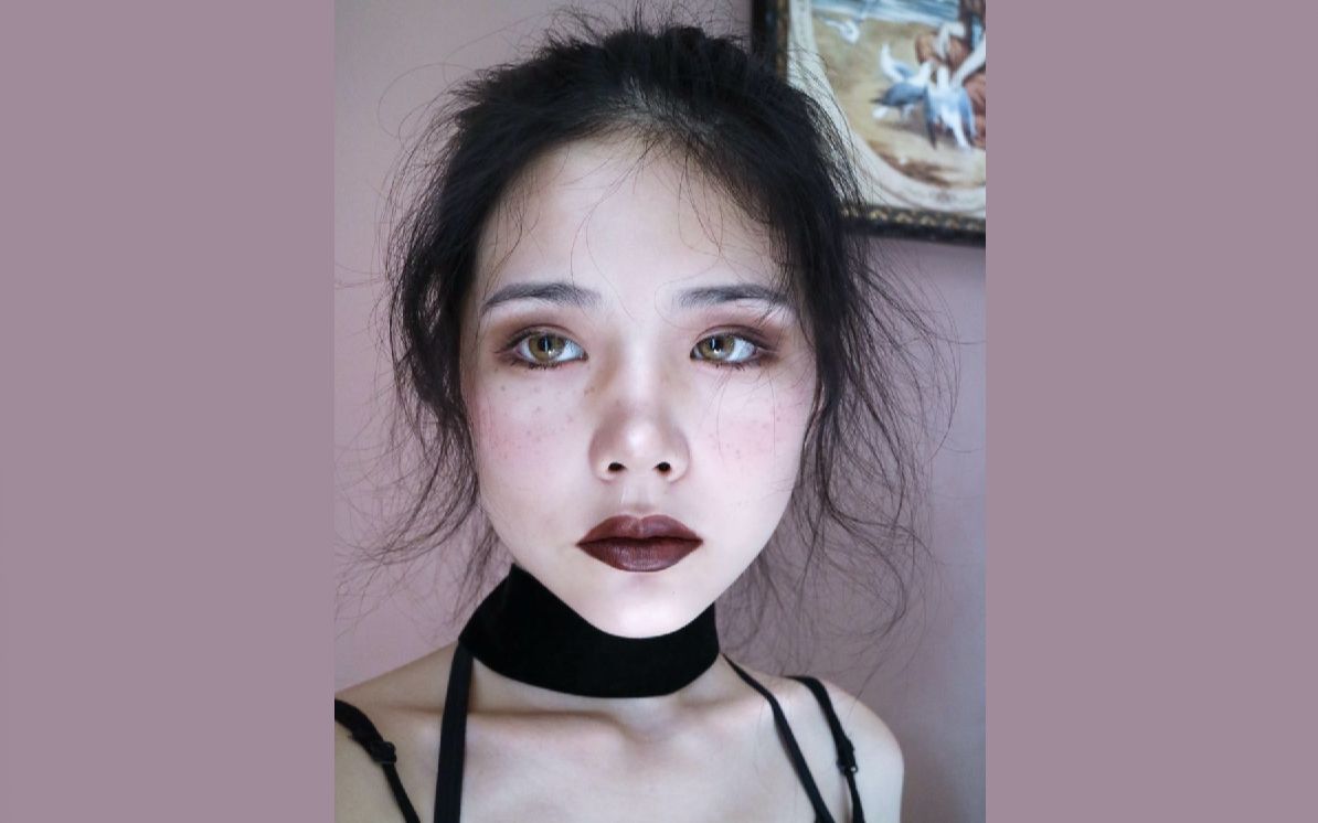 【扣子】高贵冷艳棕色girl妆容