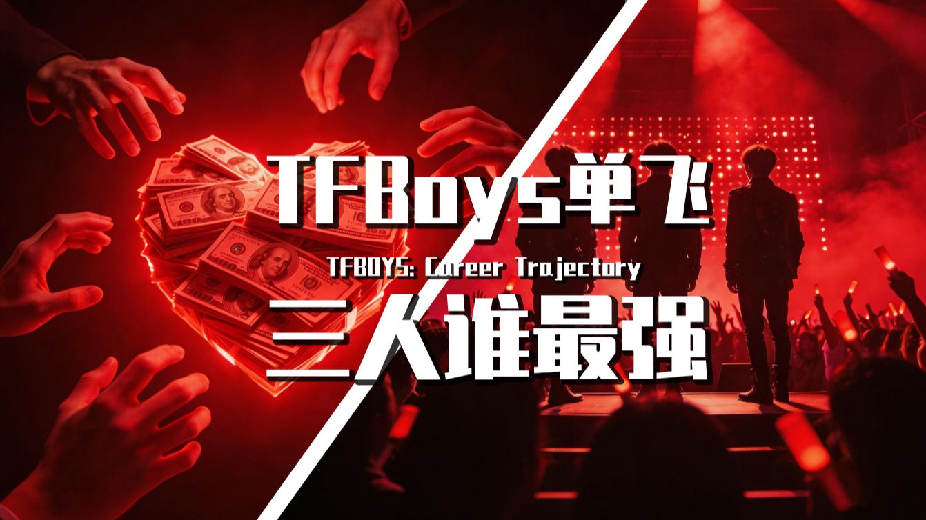 【巫师】TFBOYS单飞篇：三人谁最强，时代峰峻和时代少年团收入分析