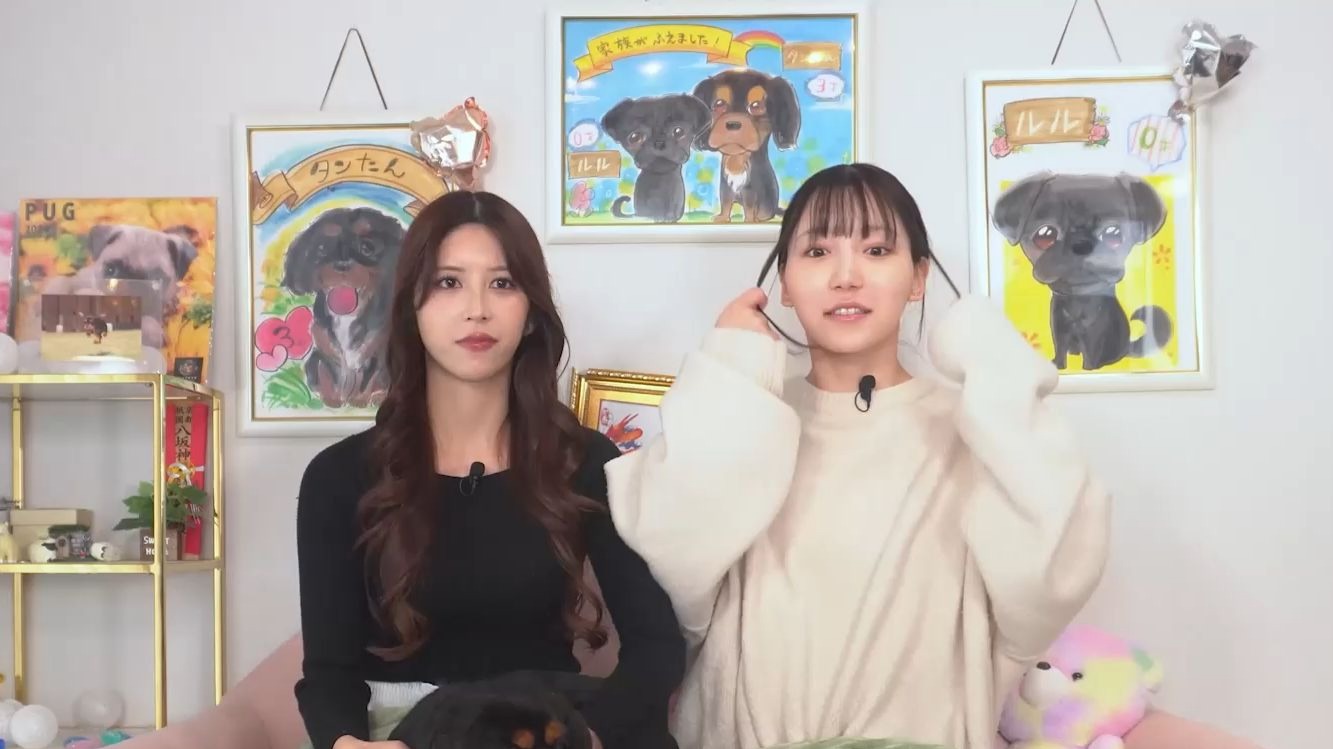 【纯AI中字】ワニの手食べながら女子会トーク！三田真鈴と七ツ森りりのほんわかトークをお楽しみに！