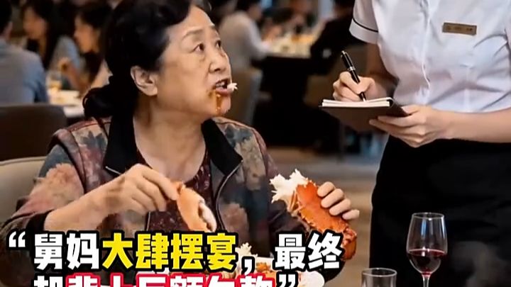 舅妈大肆摆宴，最终却背上巨额欠款 #199的排场，48万的账