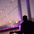 【空镜素材】-男子、唱歌、弹琴、大桥、河边、孤独、落寞