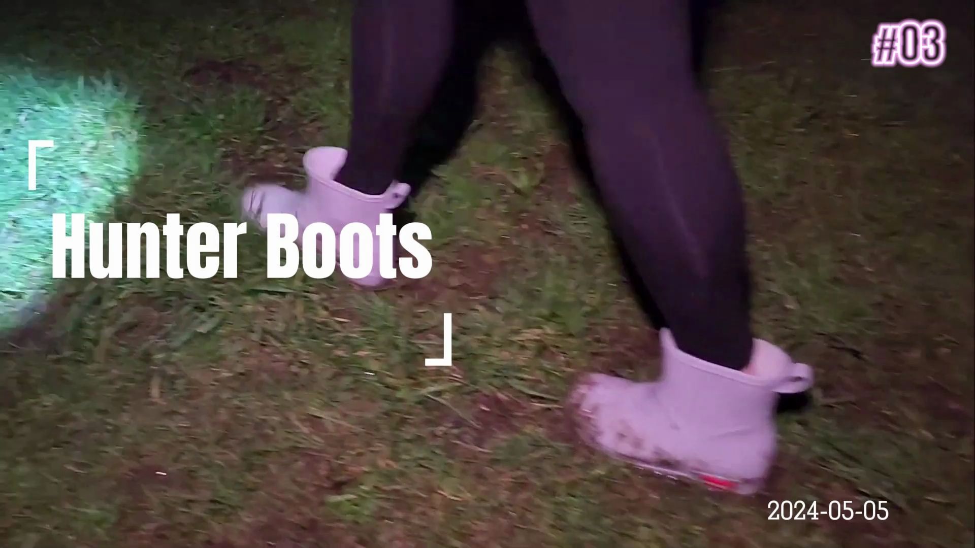 【帆布之佳】Pink Hunter Boots(3)