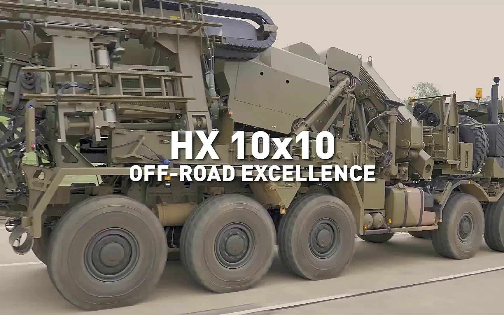 莱茵金属，最新HX 10x10平台展示视频！