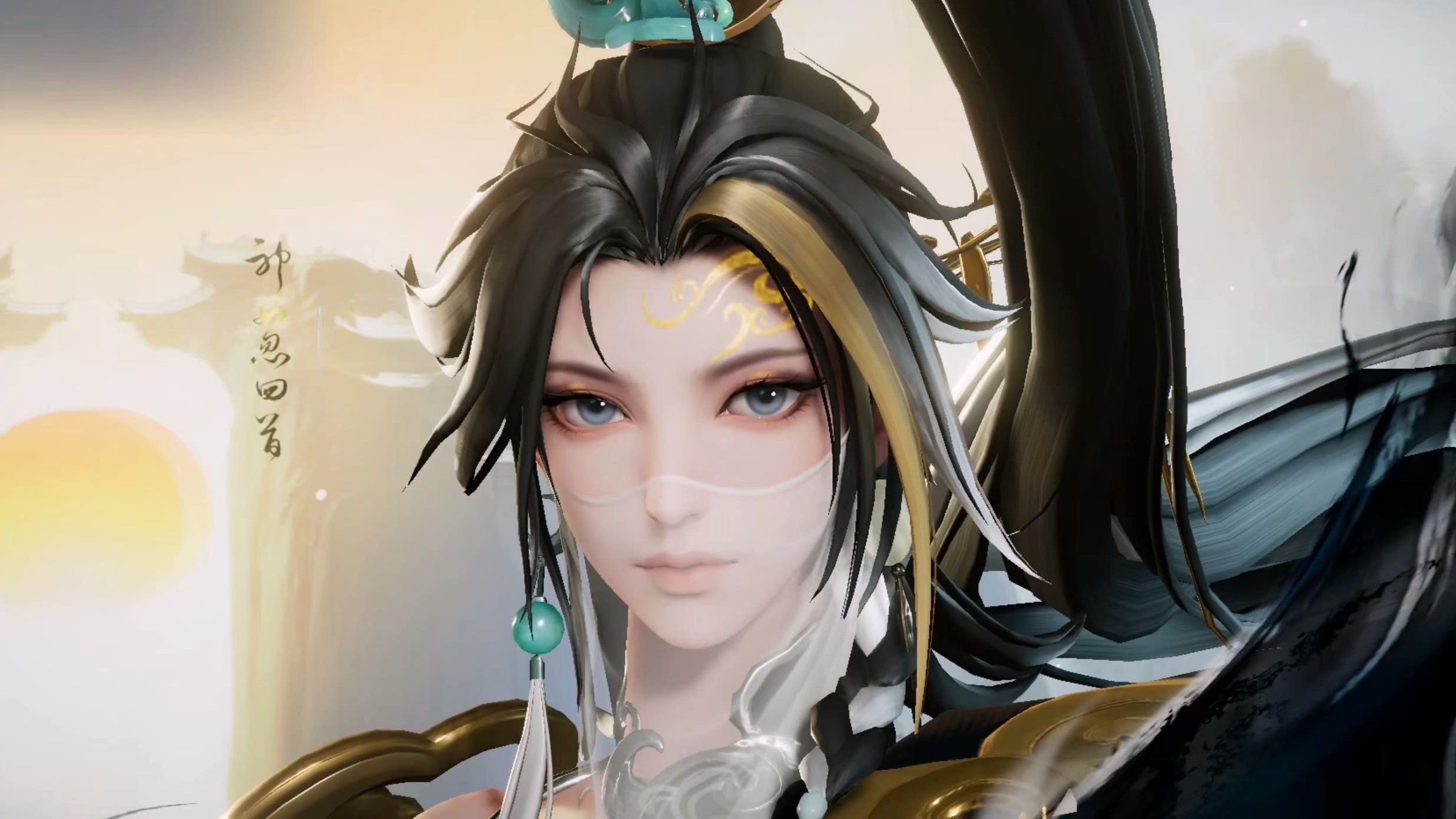 我勒个豆啊，伽罗这张脸，还有这腿部建模