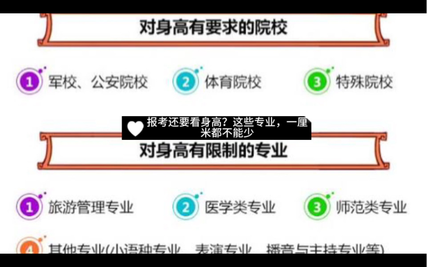 报考还要看身高?这些专业,一厘米都不能少哔哩哔哩bilibili