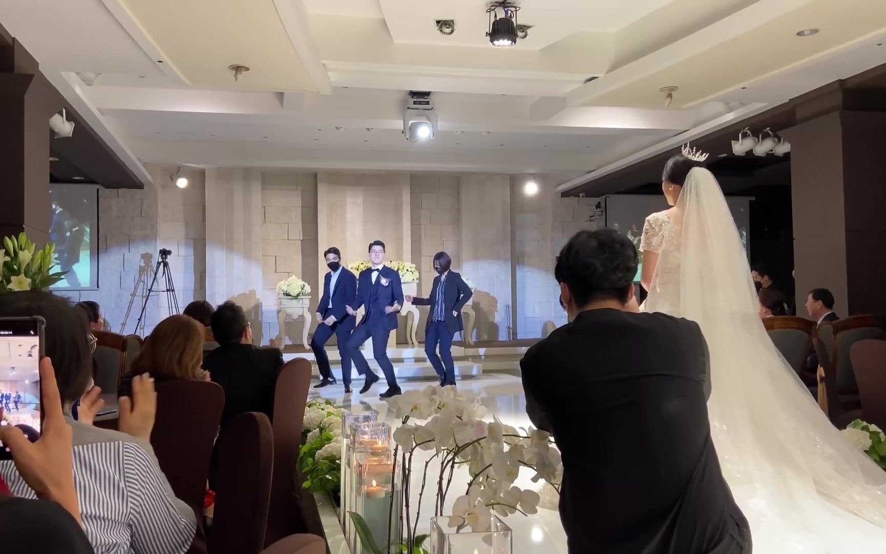 婚礼现场跳 防弹少年BTS - Dynamite 舞蹈，太幸福