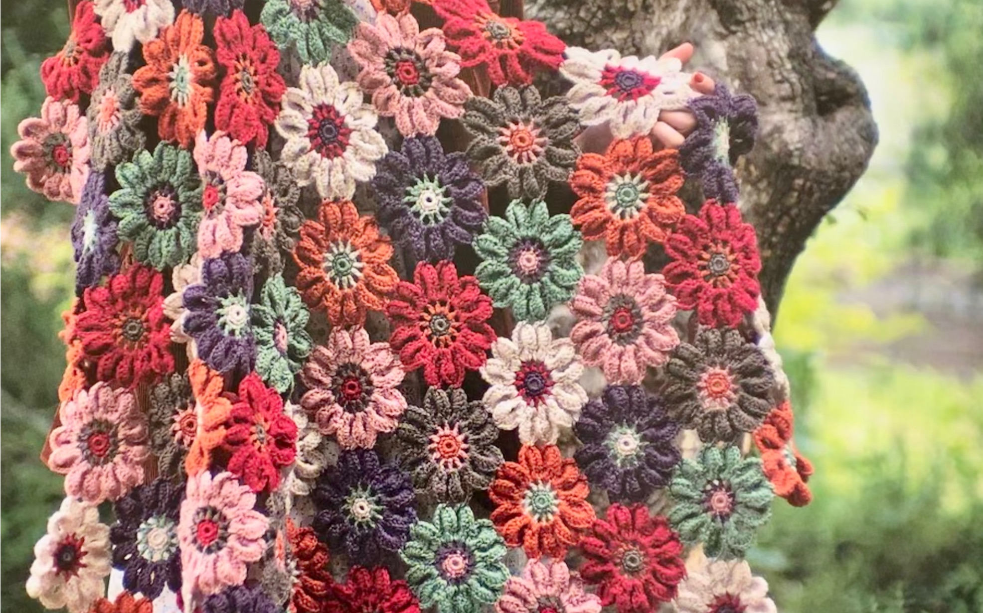 【图解】一款超适合钩毯子的单元花