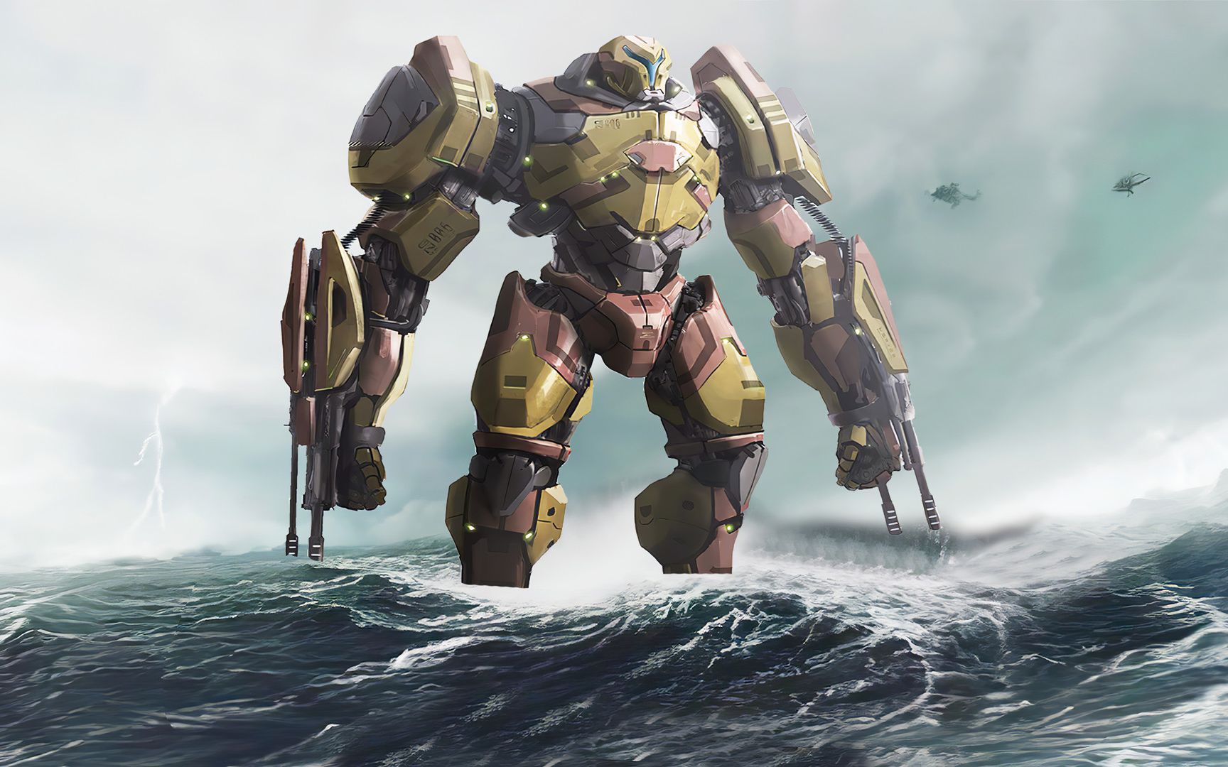 《环太平洋2》曝概念图，反派机甲造型，小型触手系怪兽撕裂者