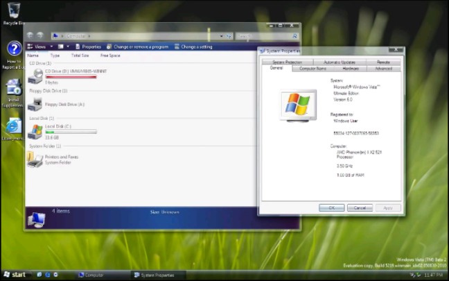[转载]Windows Vista Beta 2 Build 5219 开启Aero_哔哩哔哩_bilibili