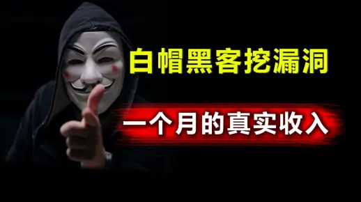 白帽黑客一个月的真实收入，你绝对想不到！挖漏洞能赚多少？这就是答案！
