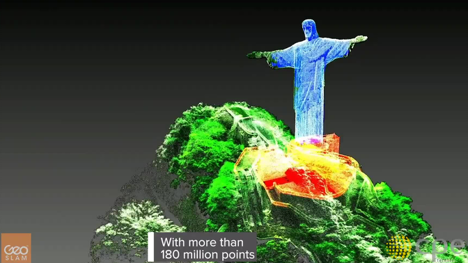 GeoSLAM在里约热内卢基督像修复中的应用