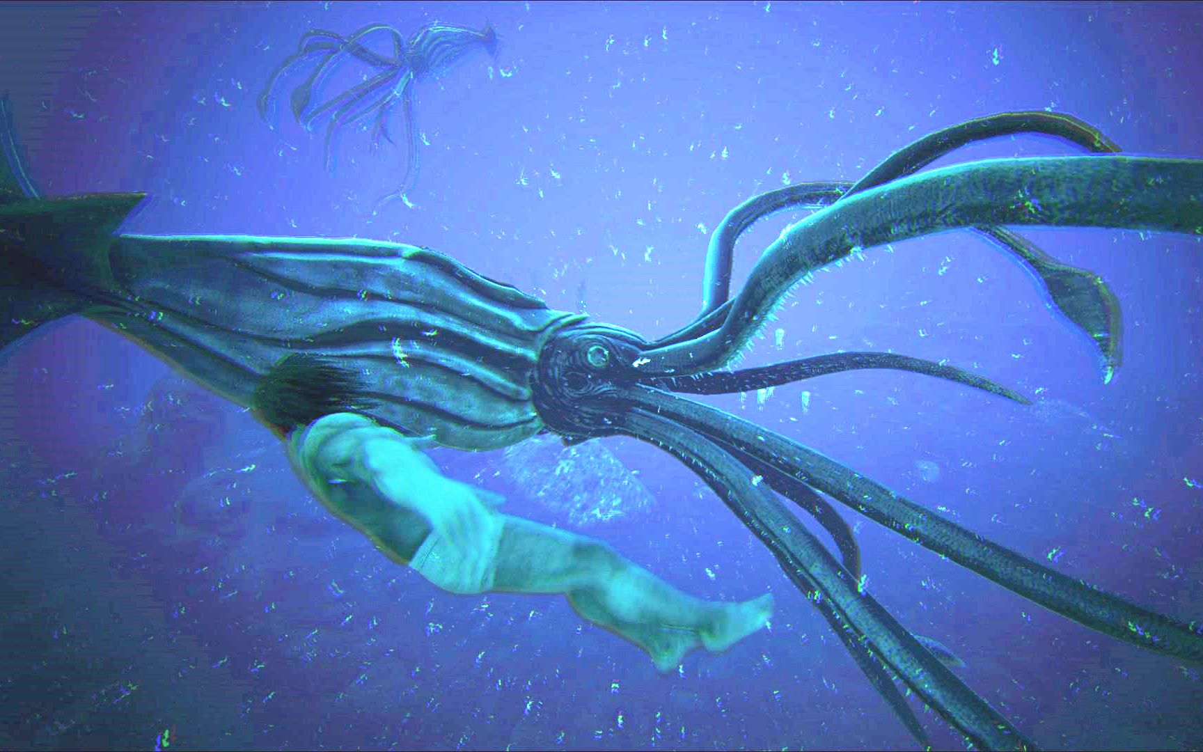 世界第二大无脊椎动物，巨眼生物大王乌贼，体重超过2百公斤_深海