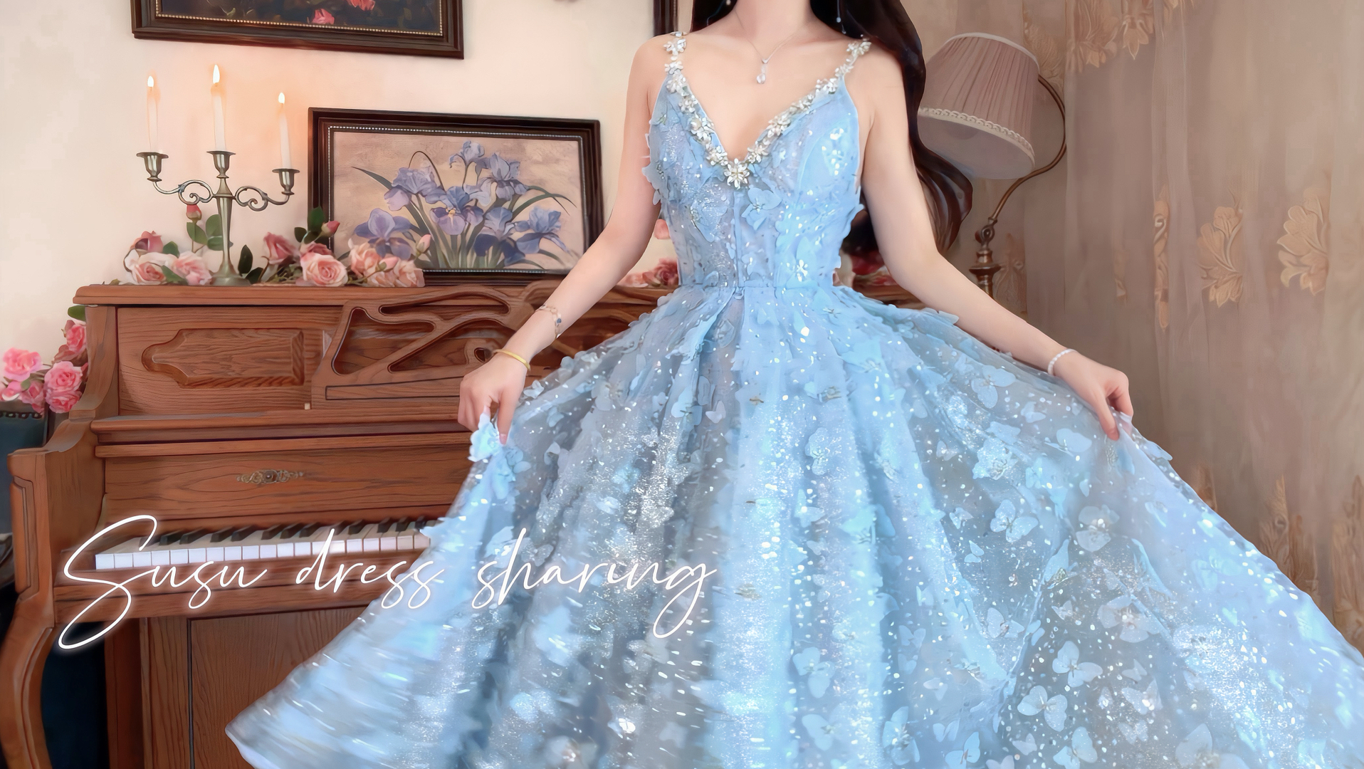 星河在我的裙摆上流动！夏天的漂亮裙子也太多了！春夏连衣裙穿搭分享~