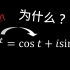 e 的次方出来个sin cos？！动画解释e和欧拉公式的关系！简单易懂！
