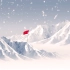 雪山背景视频素材