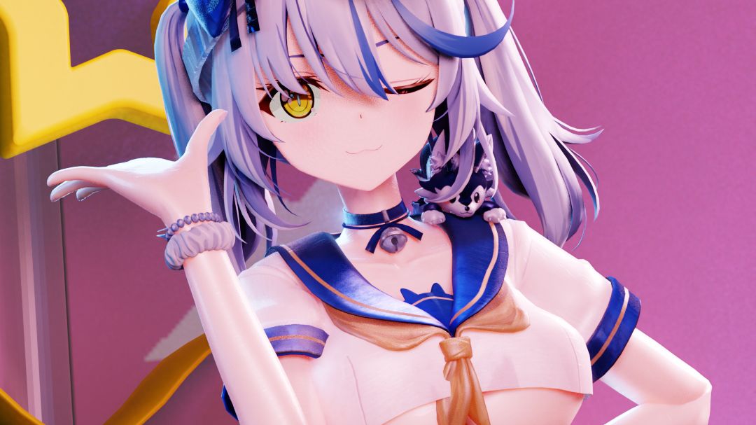 大白猫好涩好可爱