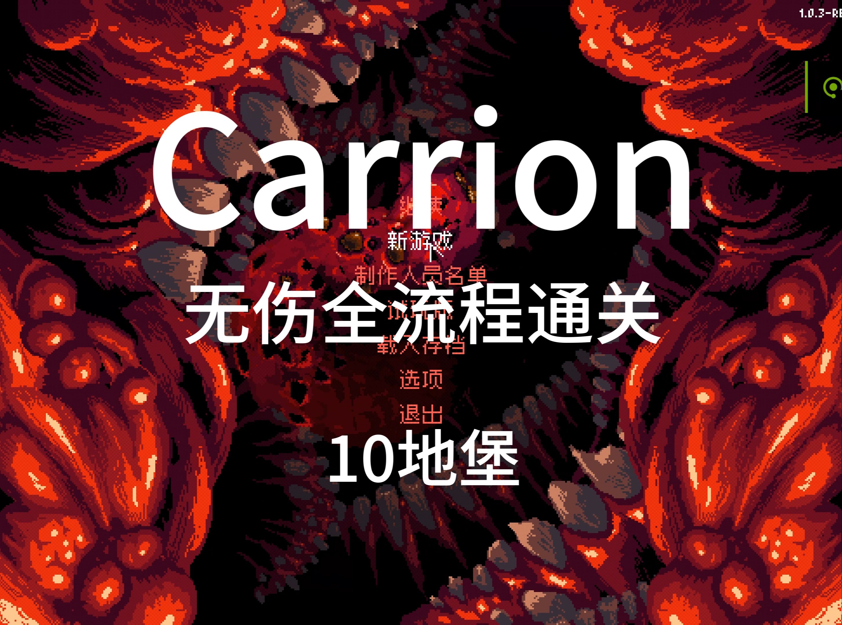 红怪Carrion无伤全流程通关10地堡