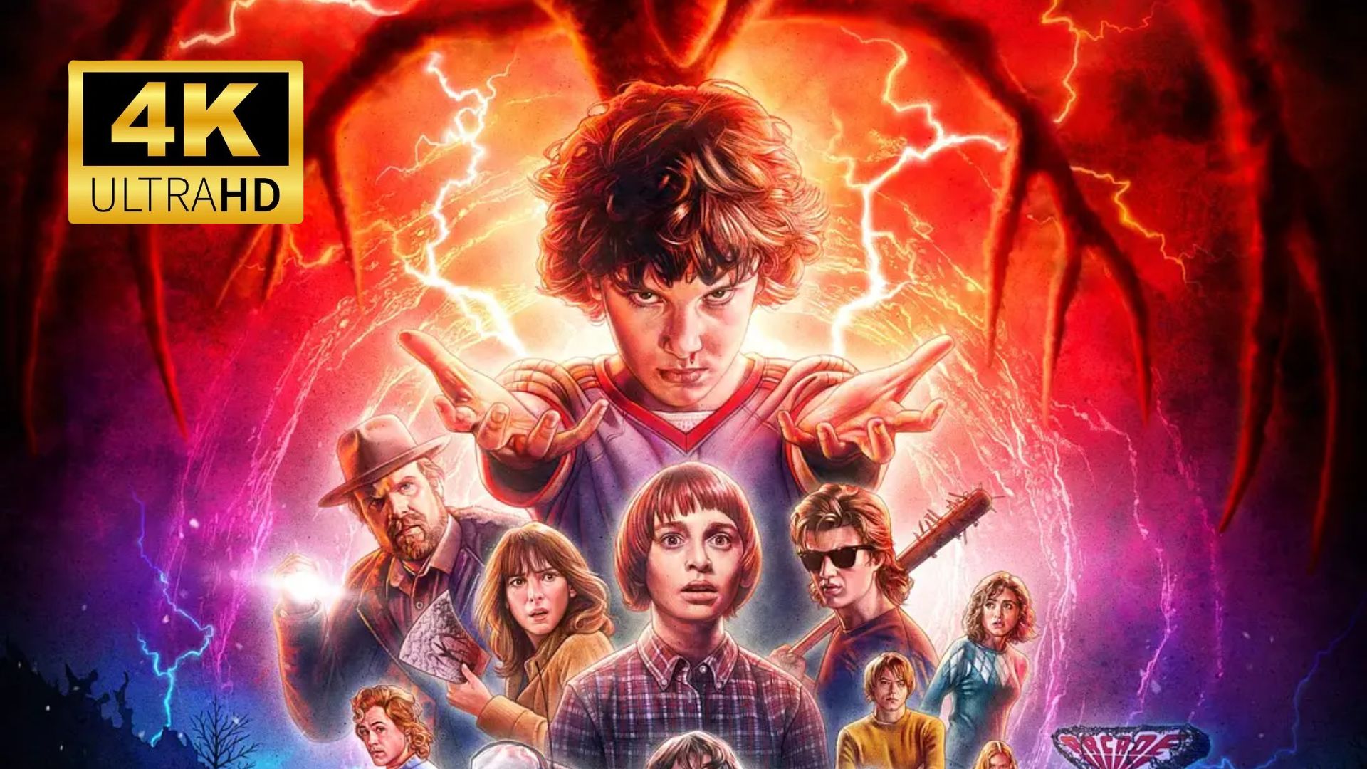 【怪奇物-语1~5季】中英特效字幕（完整无删）reaction