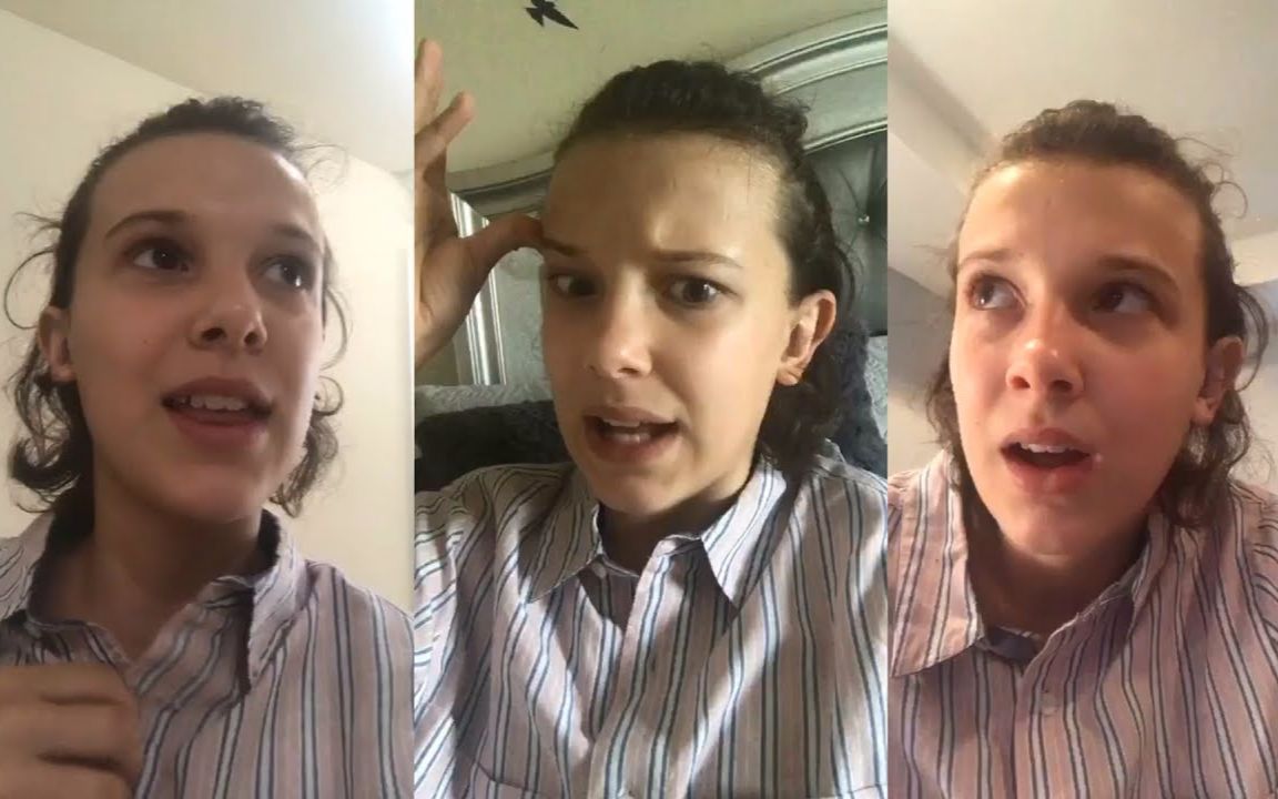 ig 更新:怪奇物语小11 millie bobby brown instagram