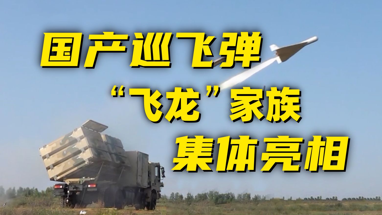 巡飞弹技术哪家强？“飞龙”家族发射打击画面公开